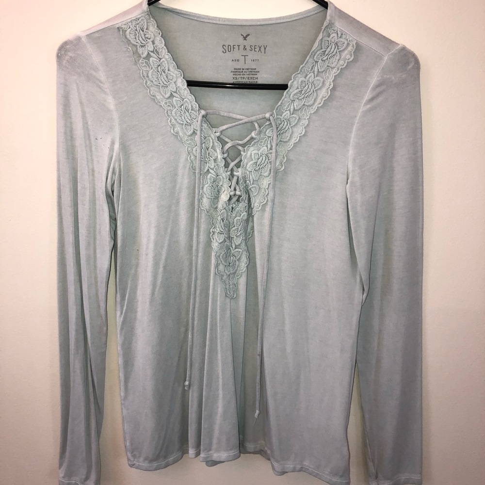 Long sleeve blouse
